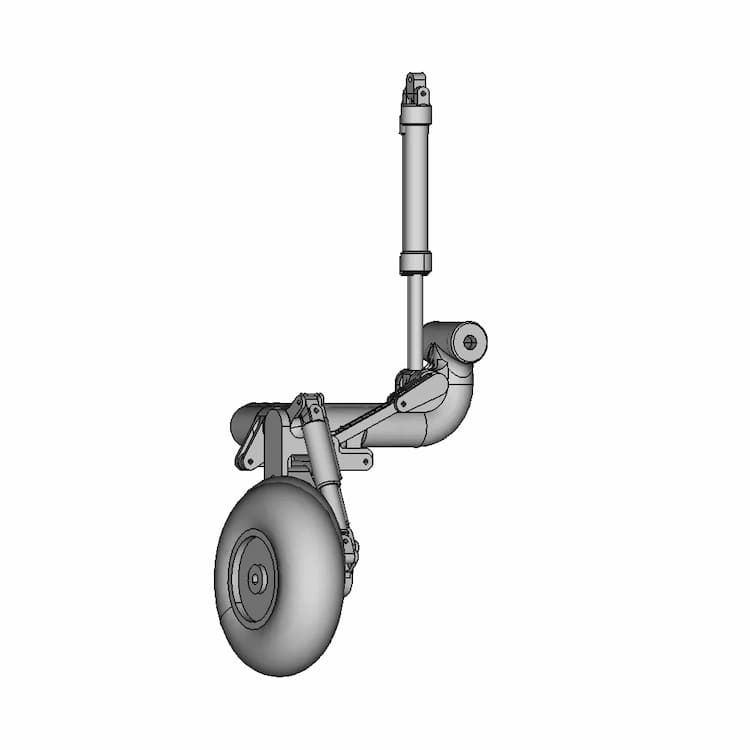 Le'S Mig-23 Landing Gear | High-Quality CAD Model