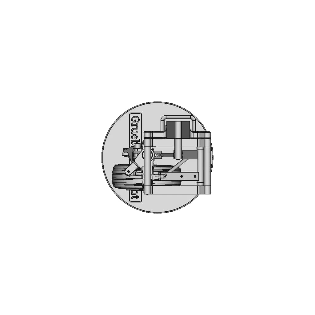 Le'S Ju-388 Landing Gear | High-Quality CAD Model_0_0_degree_snapshot