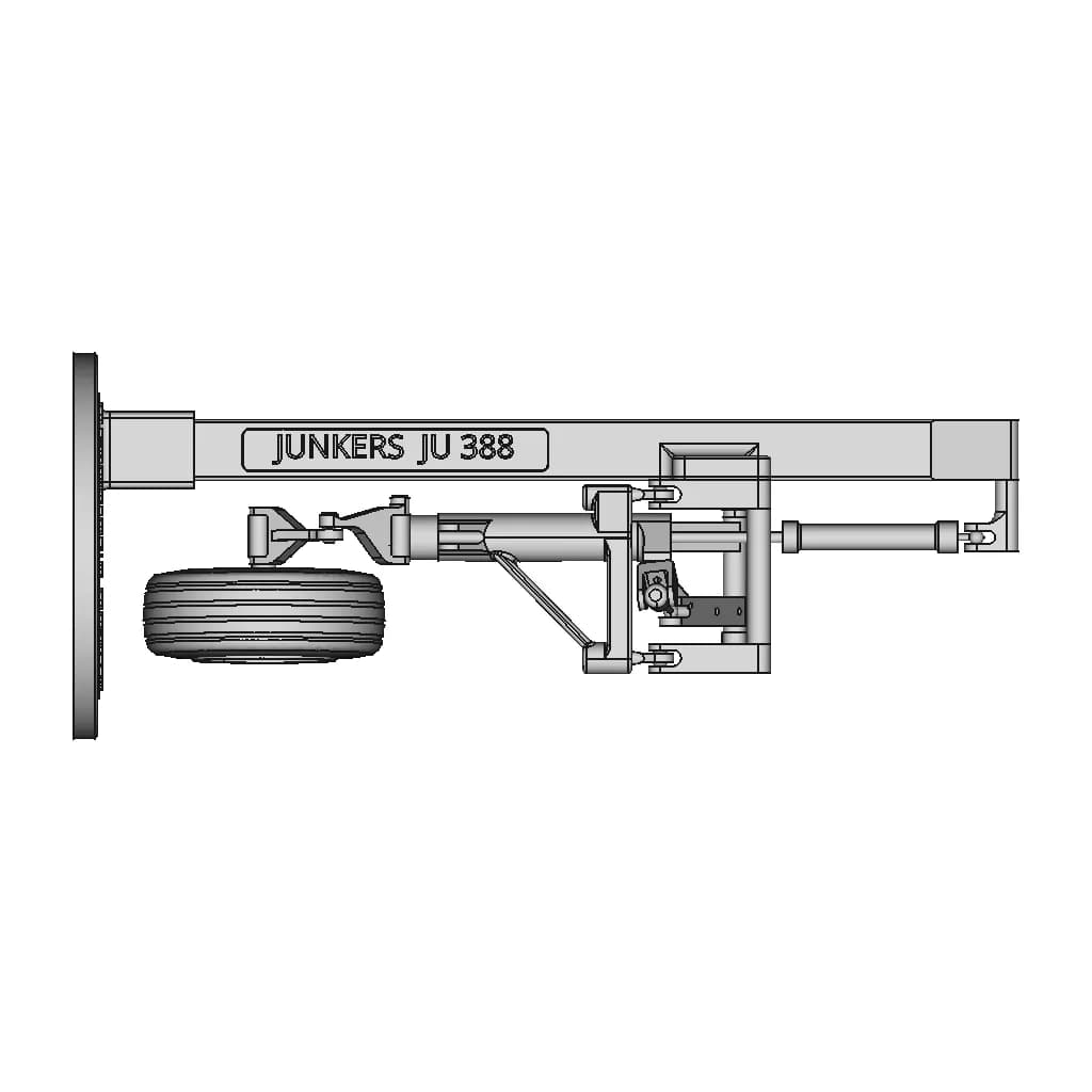 Le'S Ju-388 Landing Gear | High-Quality CAD Model_0_270_degree_snapshot