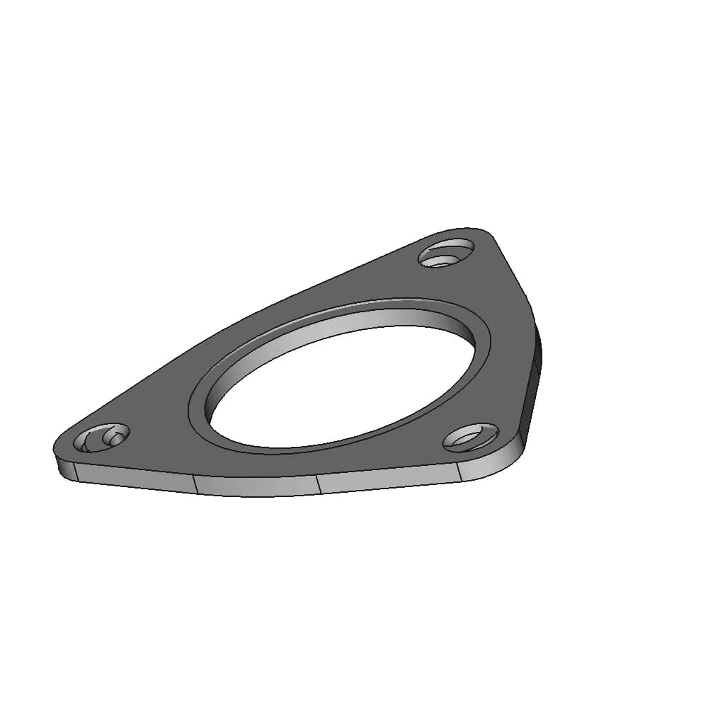 Gasket Flange - Standard Mechanical Component_60_30_degree_snapshot