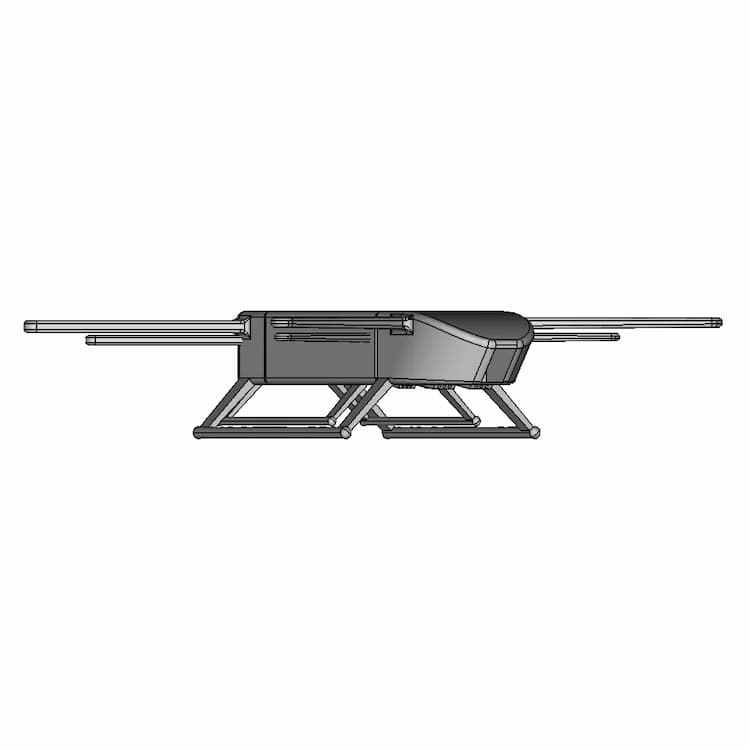 Rotary Quad Drone Frame - Standard Mechanical Component