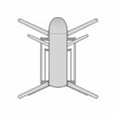Rotary Quad Drone Frame - Standard Mechanical Component_270_0_degree_snapshot