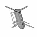 Rotary Quad Drone Frame - Standard Mechanical Component_60_30_degree_snapshot