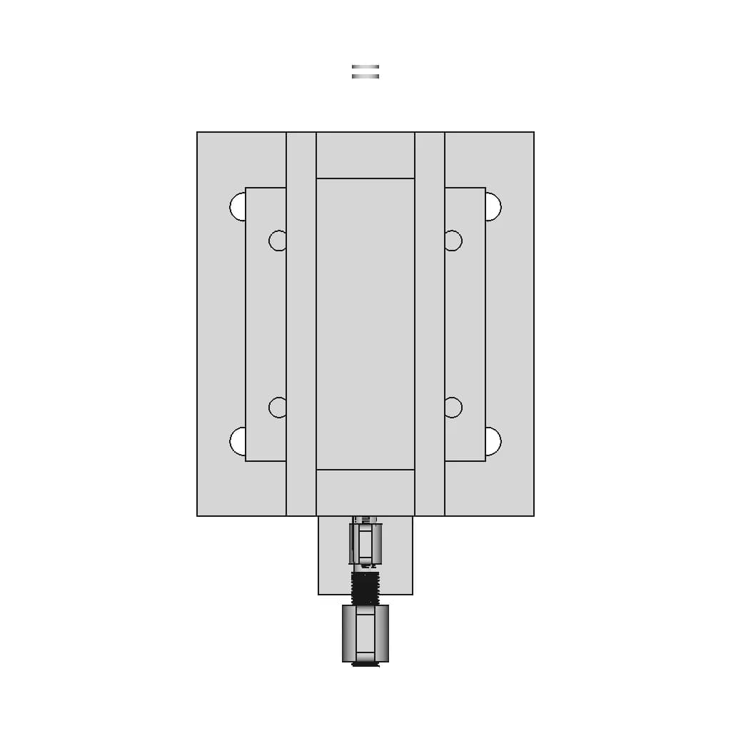 Mechanical Aluminum Retractable Landing Gear - V2 | High-Quality CAD Model_0_0_degree_snapshot