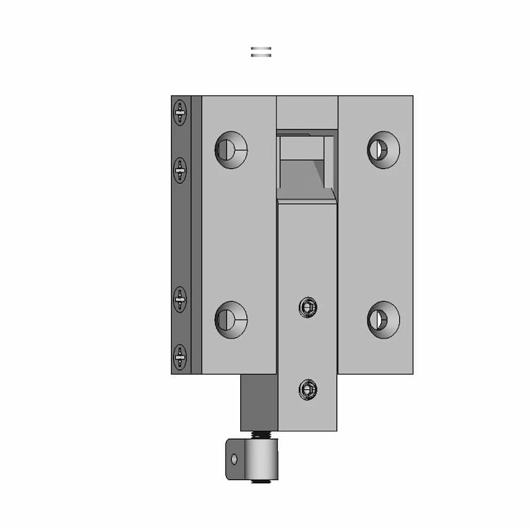 Mechanical Aluminum Retractable Landing Gear - V2 | High-Quality CAD Model