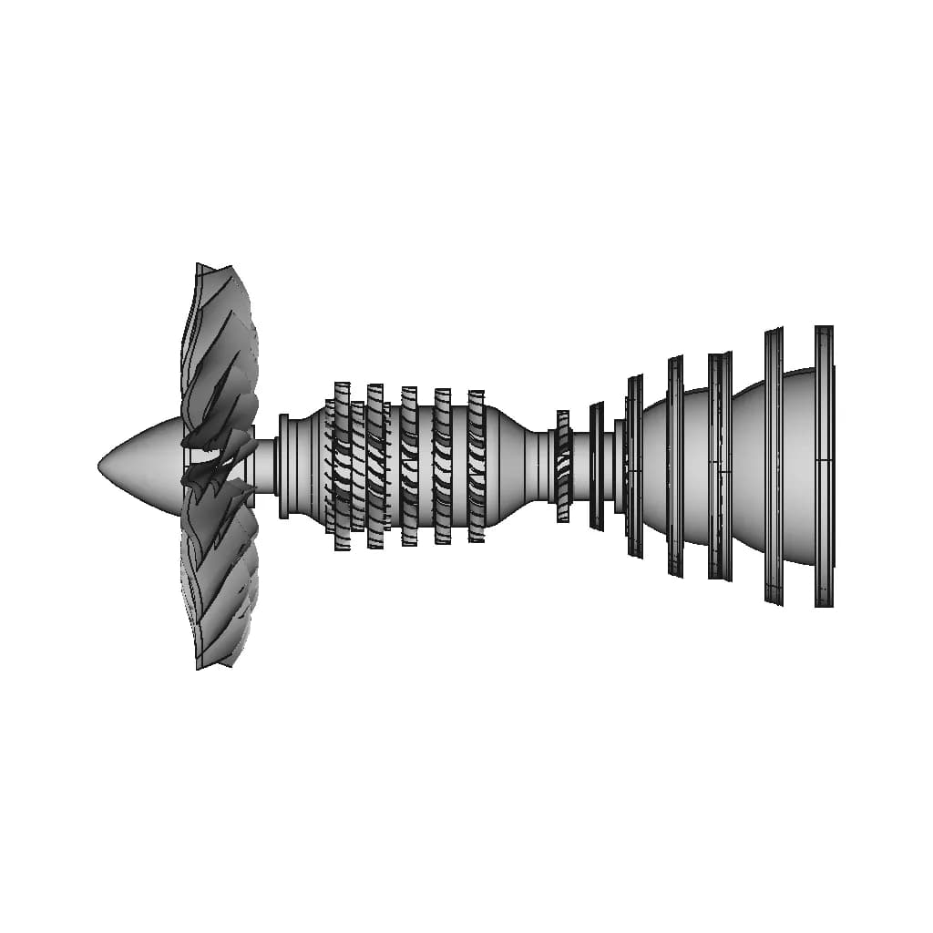 Jet Engine - Standard Mechanical Component_0_0_degree_snapshot