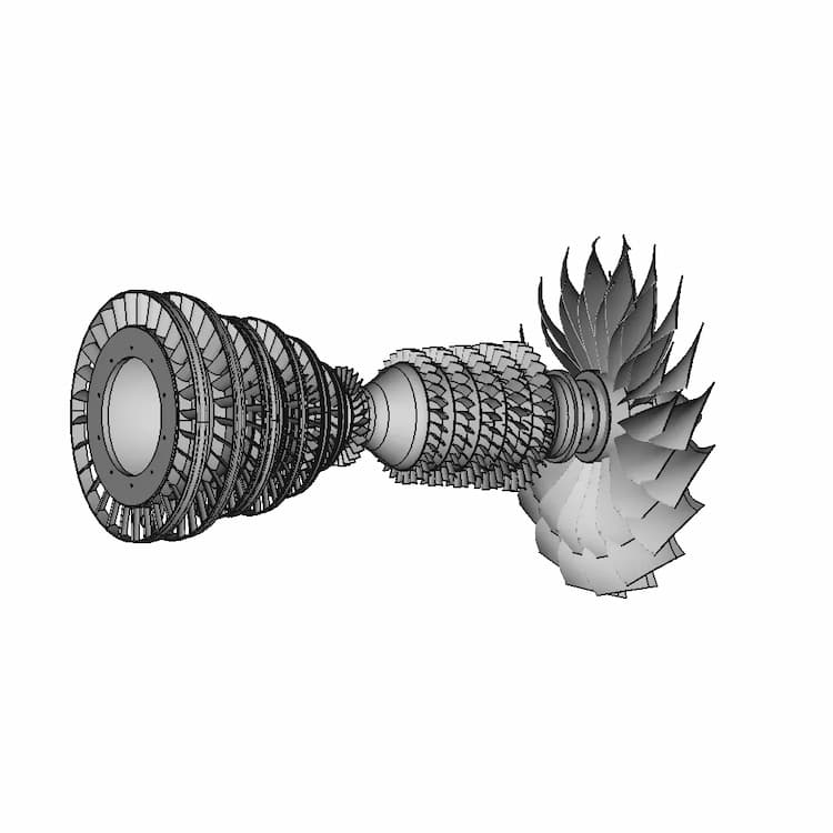 Jet Engine - Standard Mechanical Component