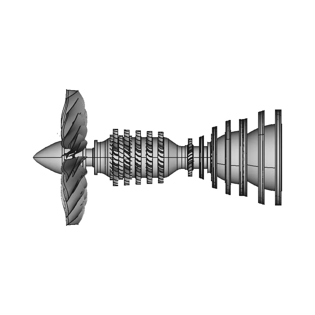 Jet Engine - Standard Mechanical Component_270_0_degree_snapshot