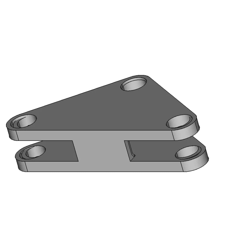 Bell Crank For Suspension - Standard Mechanical Component_60_30_degree_snapshot