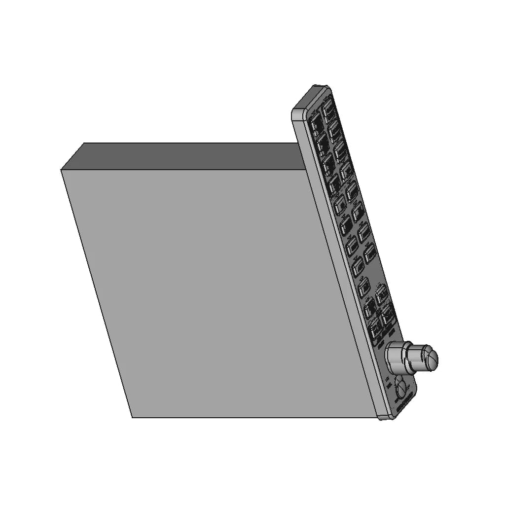 Garmin Gma1347 Audio Panel | 3D Engineering Design File_60_30_degree_snapshot