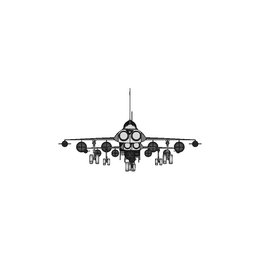 Euro Fighter Typoon | High-Quality CAD Model_0_0_degree_snapshot