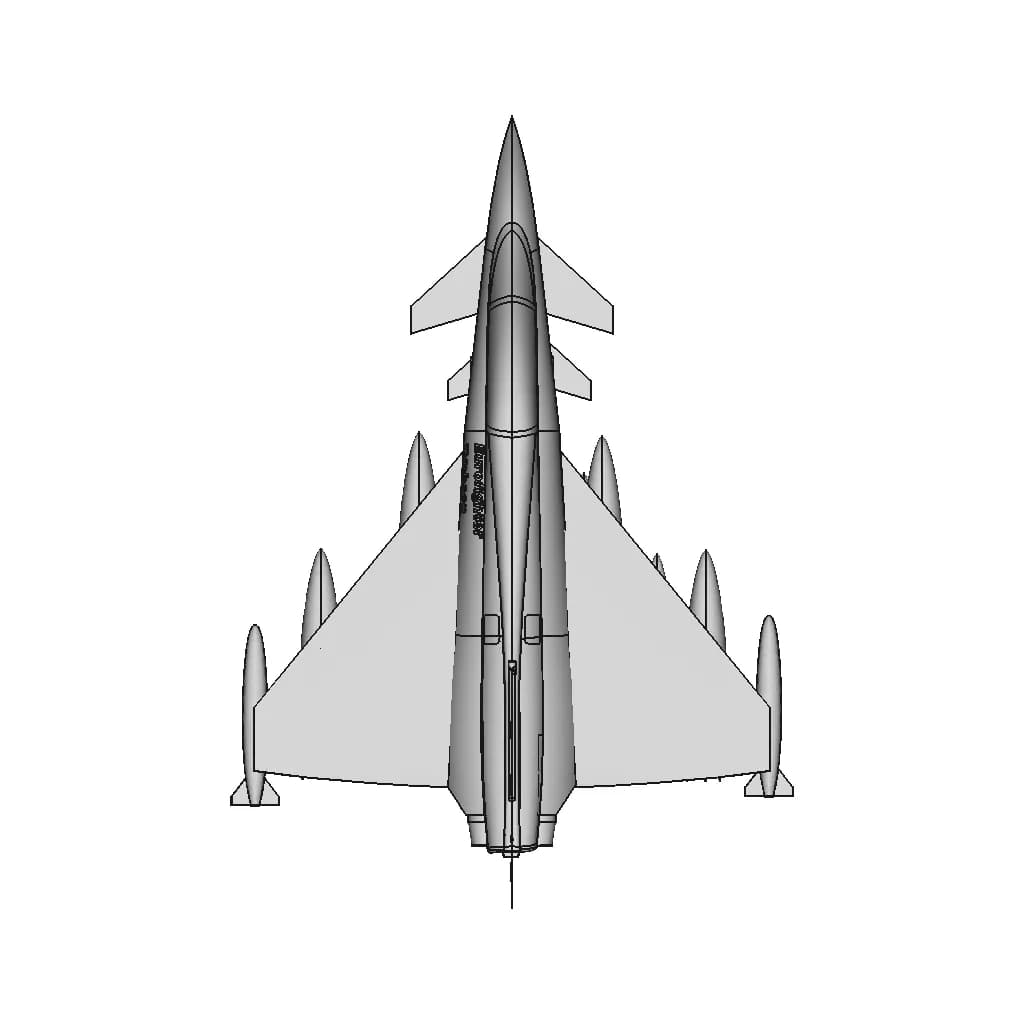 Euro Fighter Typoon | High-Quality CAD Model_270_0_degree_snapshot