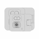 Micoair Optical Flow & Range Sensor Mtf-02P Compatible With Ardupilot/Px4/Inav Sensor Case - Standard Mechanical Component_0_0_degree_snapshot