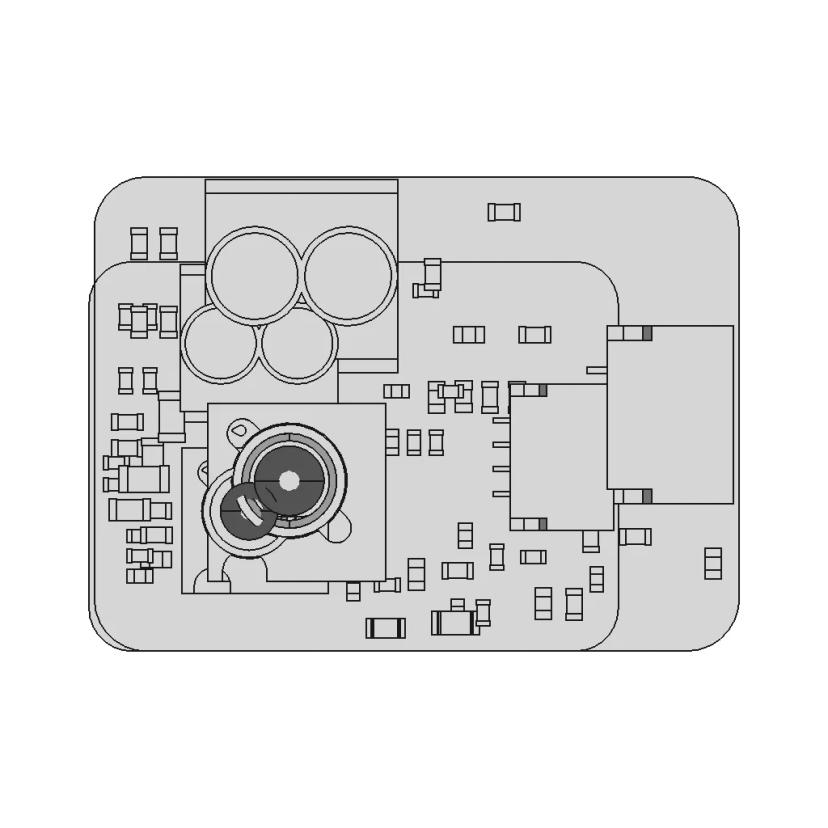 Micoair Optical Flow & Range Sensor Mtf-02P Compatible With Ardupilot/Px4/Inav | 3D Engineering Design File