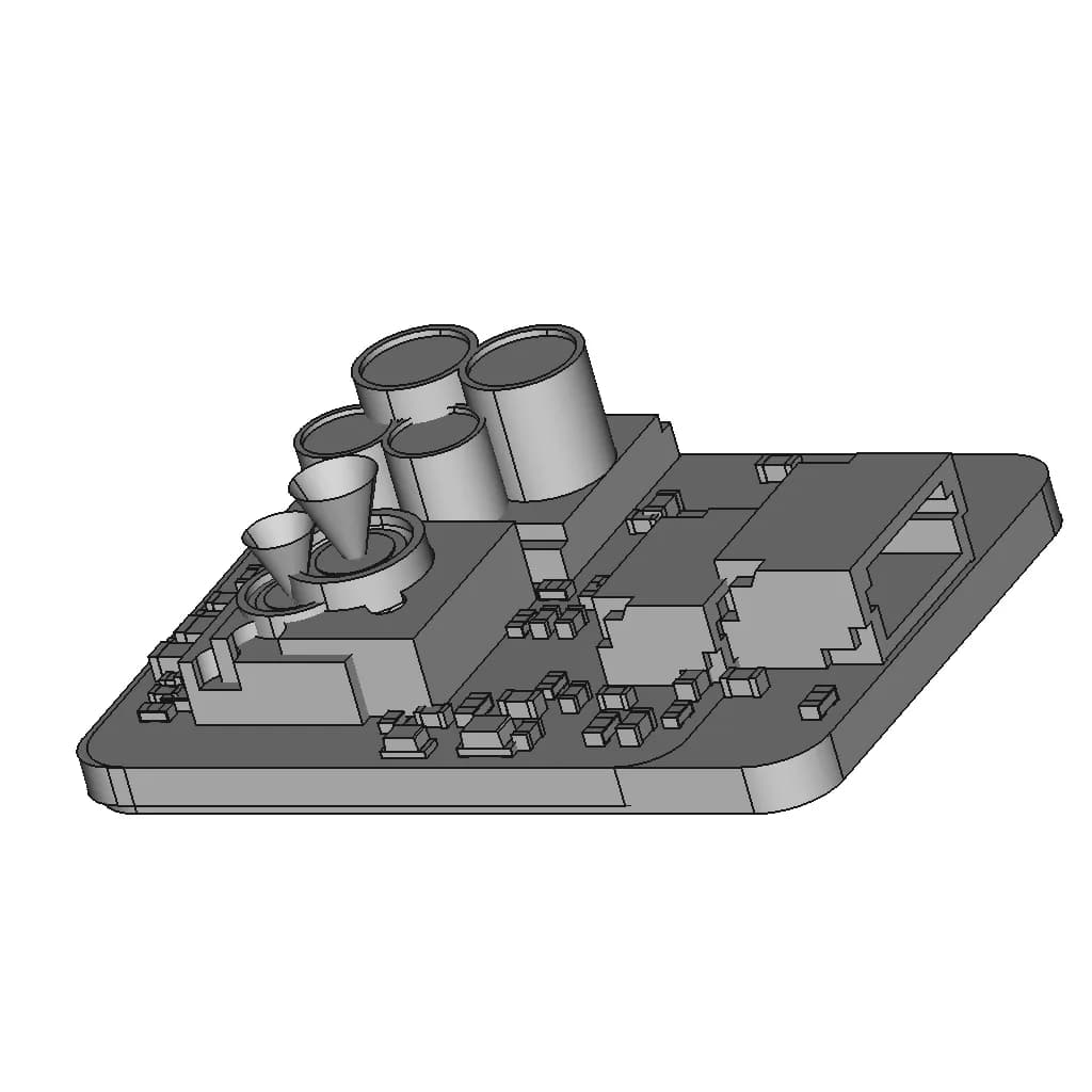 Micoair Optical Flow & Range Sensor Mtf-02P Compatible With Ardupilot/Px4/Inav | 3D Engineering Design File_60_30_degree_snapshot