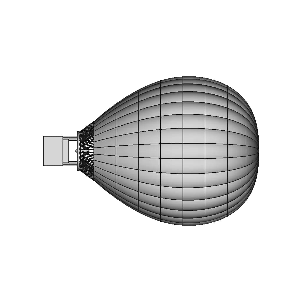 Hot Air Balloon Design - Sıcak Hava Balonu Tasarımı | 3D Engineering Design File_0_270_degree_snapshot