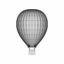 Hot Air Balloon Design - Sıcak Hava Balonu Tasarımı | 3D Engineering Design File_90_0_degree_snapshot