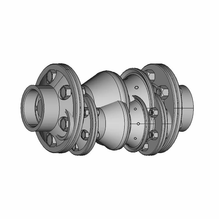 Magnetic Choked Flow - Cryo Valve - Downloadable CAD Representation