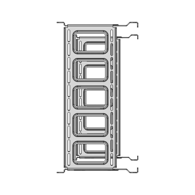 Pfd / Mfd Avionic Display Mounting Rack - Downloadable CAD Representation