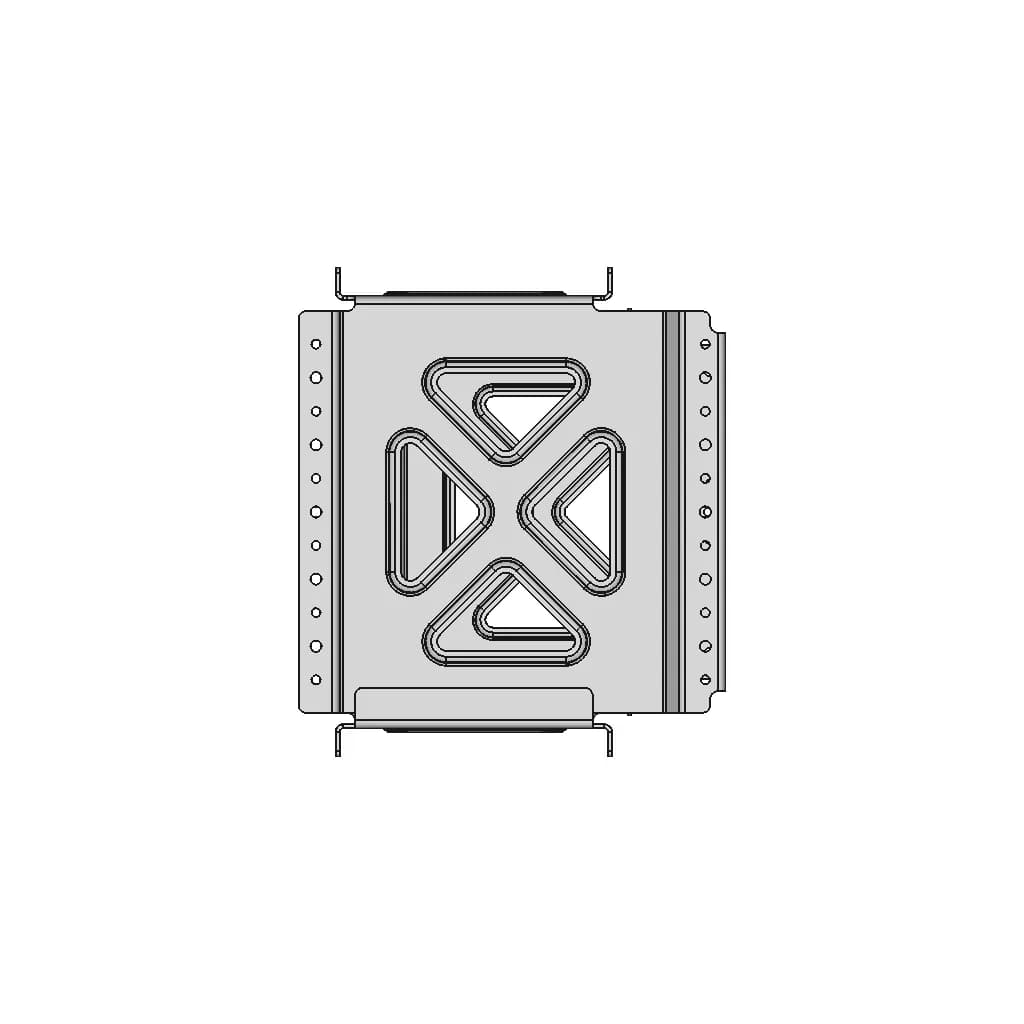 Pfd / Mfd Avionic Display Mounting Rack - Downloadable CAD Representation_270_0_degree_snapshot