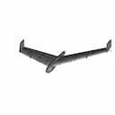 Le'S Falcon 3D Printed R/C Flying Wing, 48" W.S. 10-12-24 - Downloadable CAD Representation_60_30_degree_snapshot