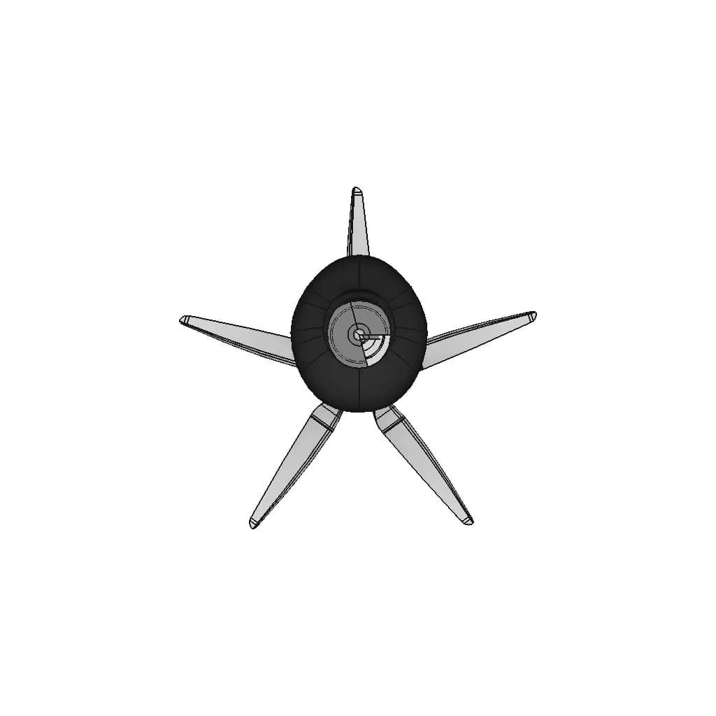Turboprop | High-Quality CAD Model_270_0_degree_snapshot