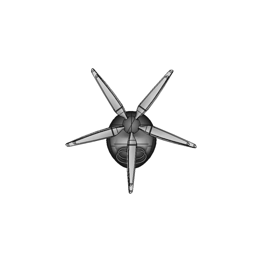 Turboprop | High-Quality CAD Model_90_0_degree_snapshot