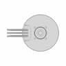 Brushlessmotor Bduav 2204-260Kv - Standard Mechanical Component_90_0_degree_snapshot