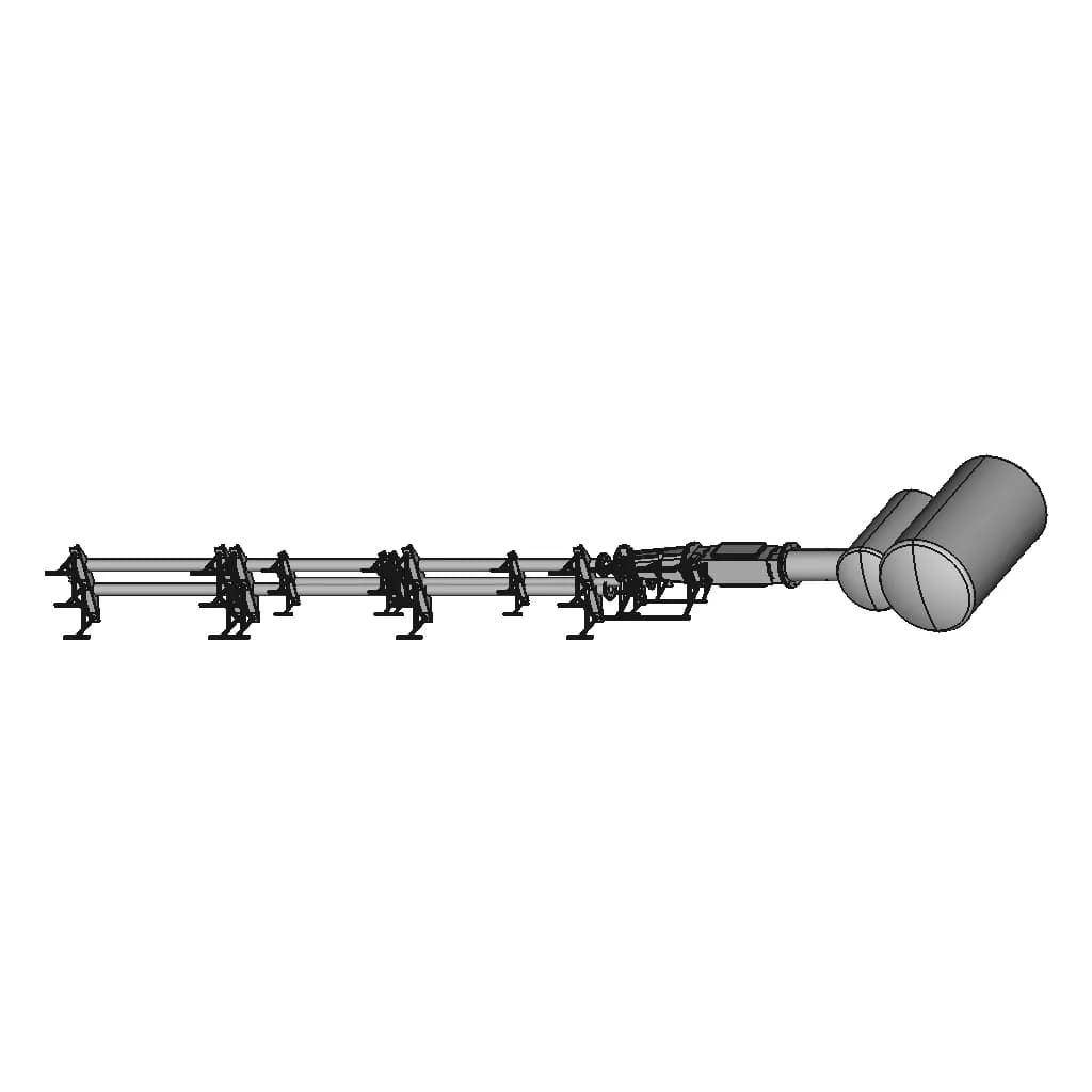 Hypervelocity Expansion Tunnel - Downloadable CAD Representation_60_30_degree_snapshot