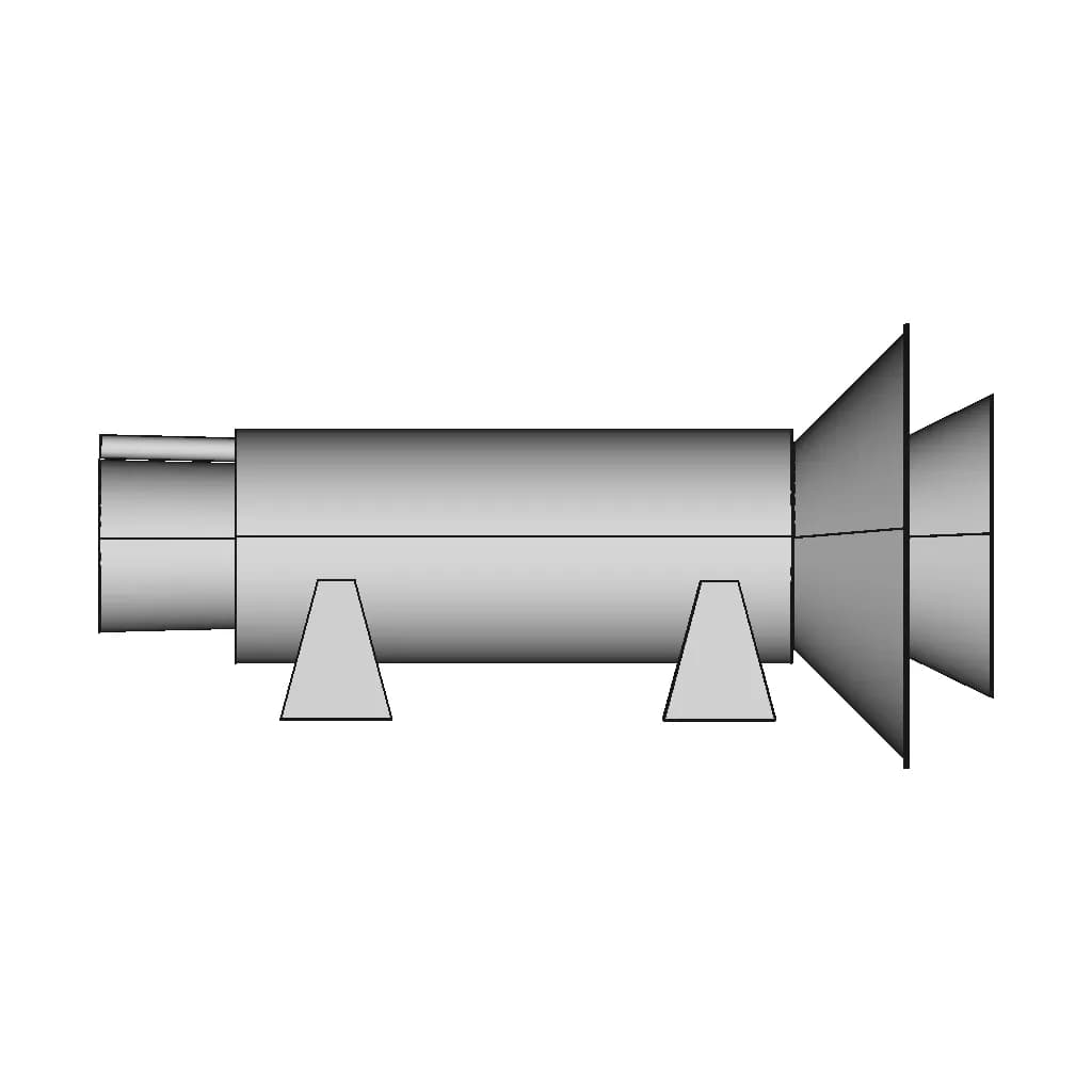 Nasa_Hypervelocity Expansion Tunnel - Standard Mechanical Component_0_0_degree_snapshot