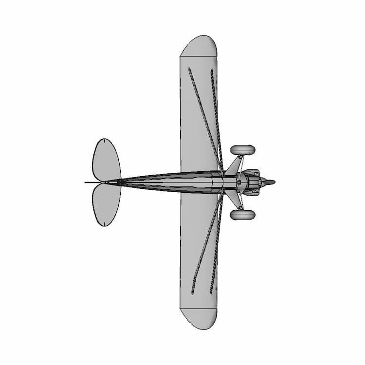 Carbon Cub Rc Airplane Xl 3000Mm - Standard Mechanical Component