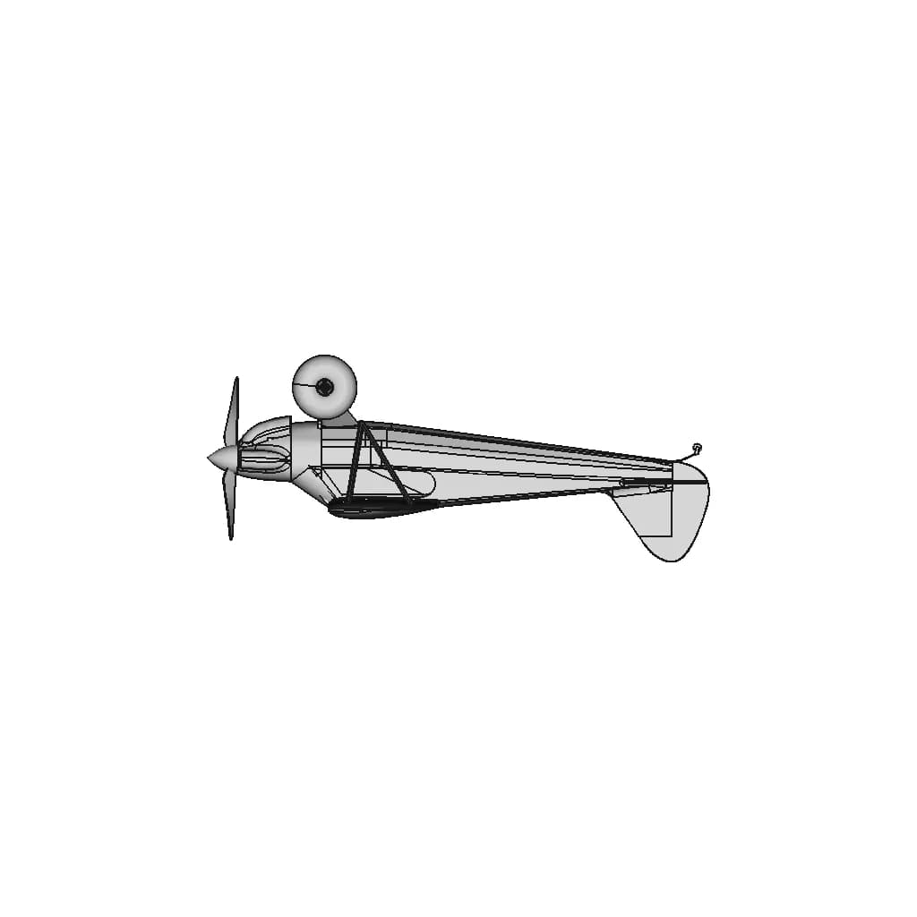 Carbon Cub Rc Airplane Xl 3000Mm - Standard Mechanical Component_270_0_degree_snapshot