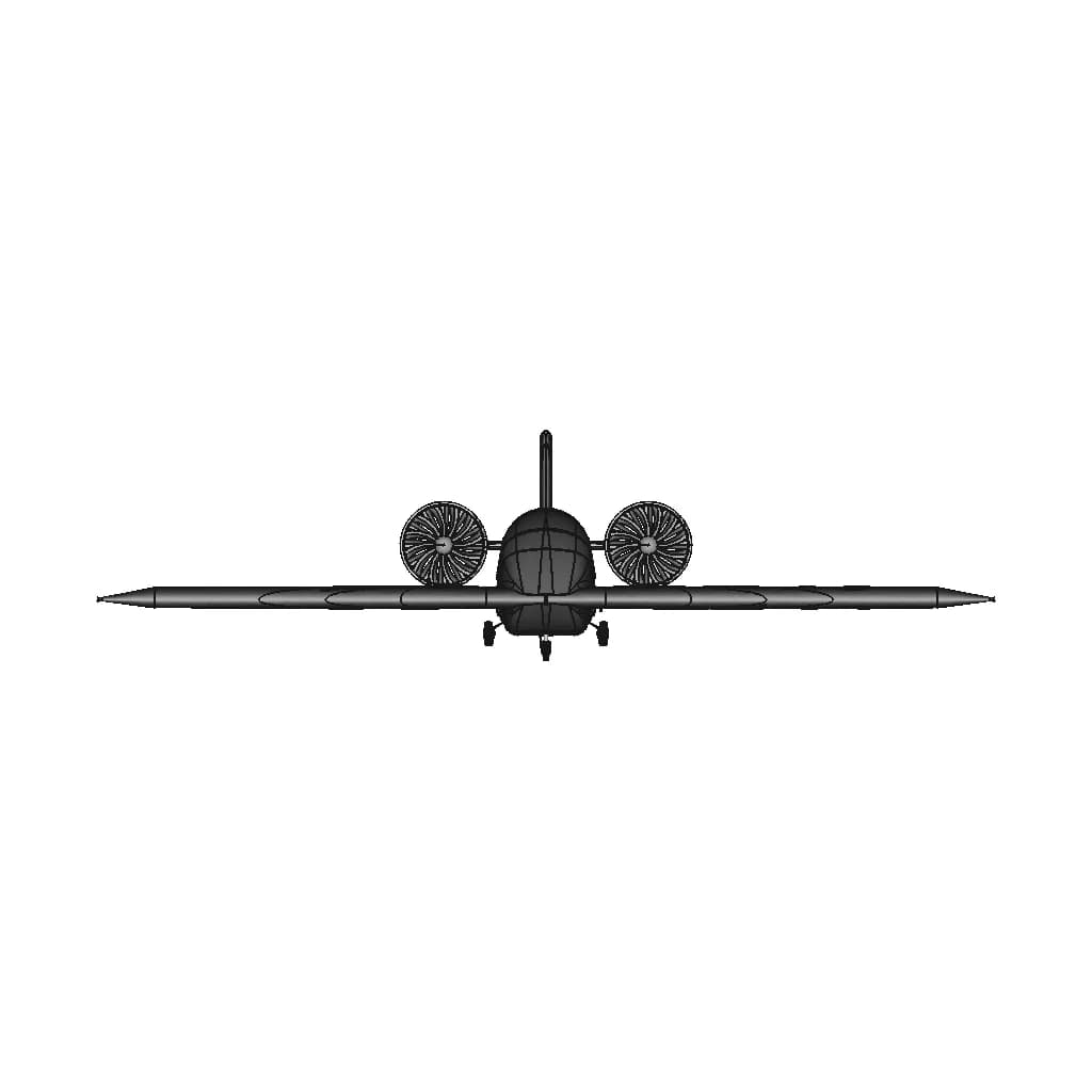 Airplane "Bachelor" ) - Downloadable CAD Representation_0_270_degree_snapshot