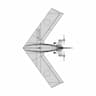 Airplant "Student" ) | High-Quality CAD Model_90_0_degree_snapshot