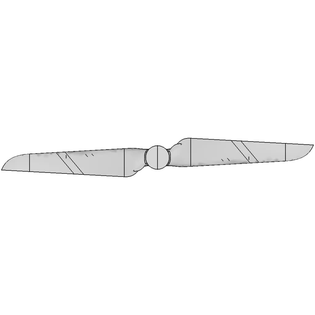 Drone Propeller | High-Quality CAD Model_90_0_degree_snapshot
