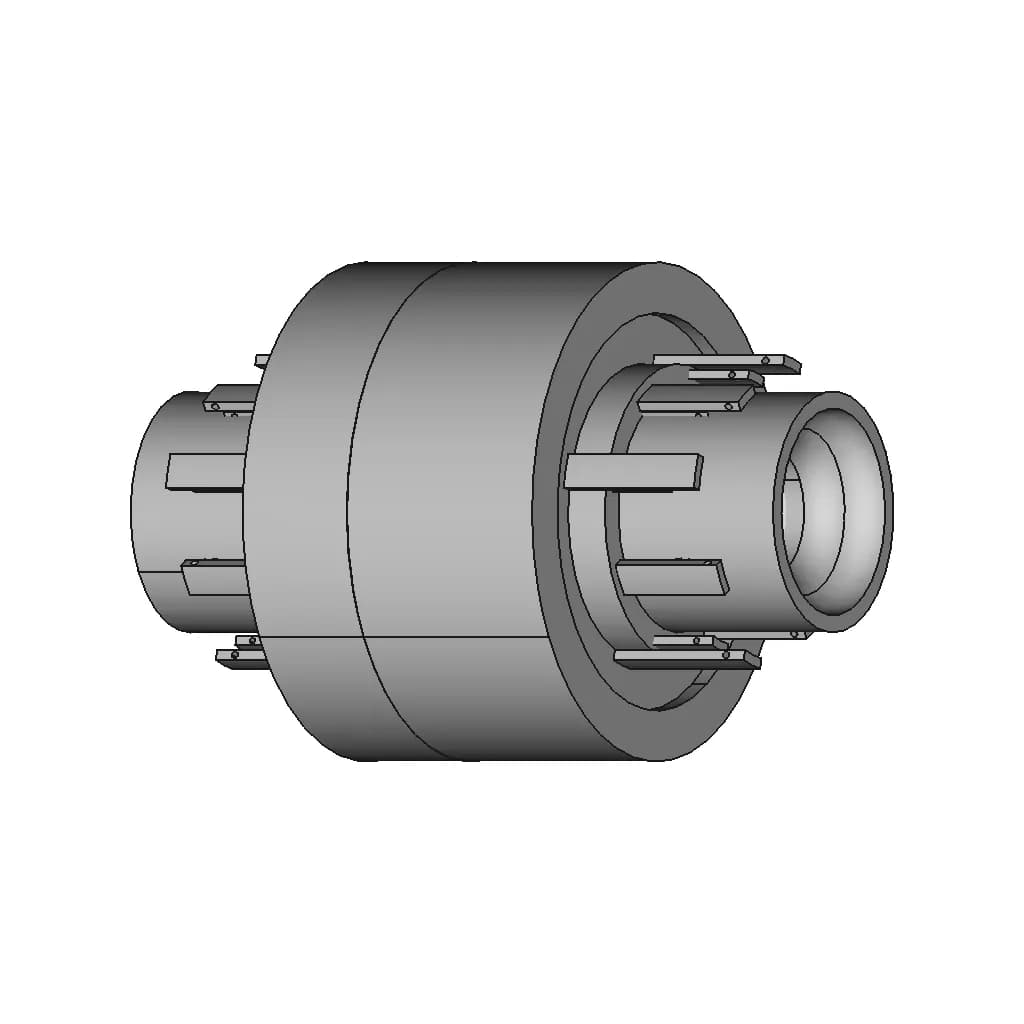 Low Leakage Cryogenic Disconnect | High-Quality CAD Model_60_30_degree_snapshot