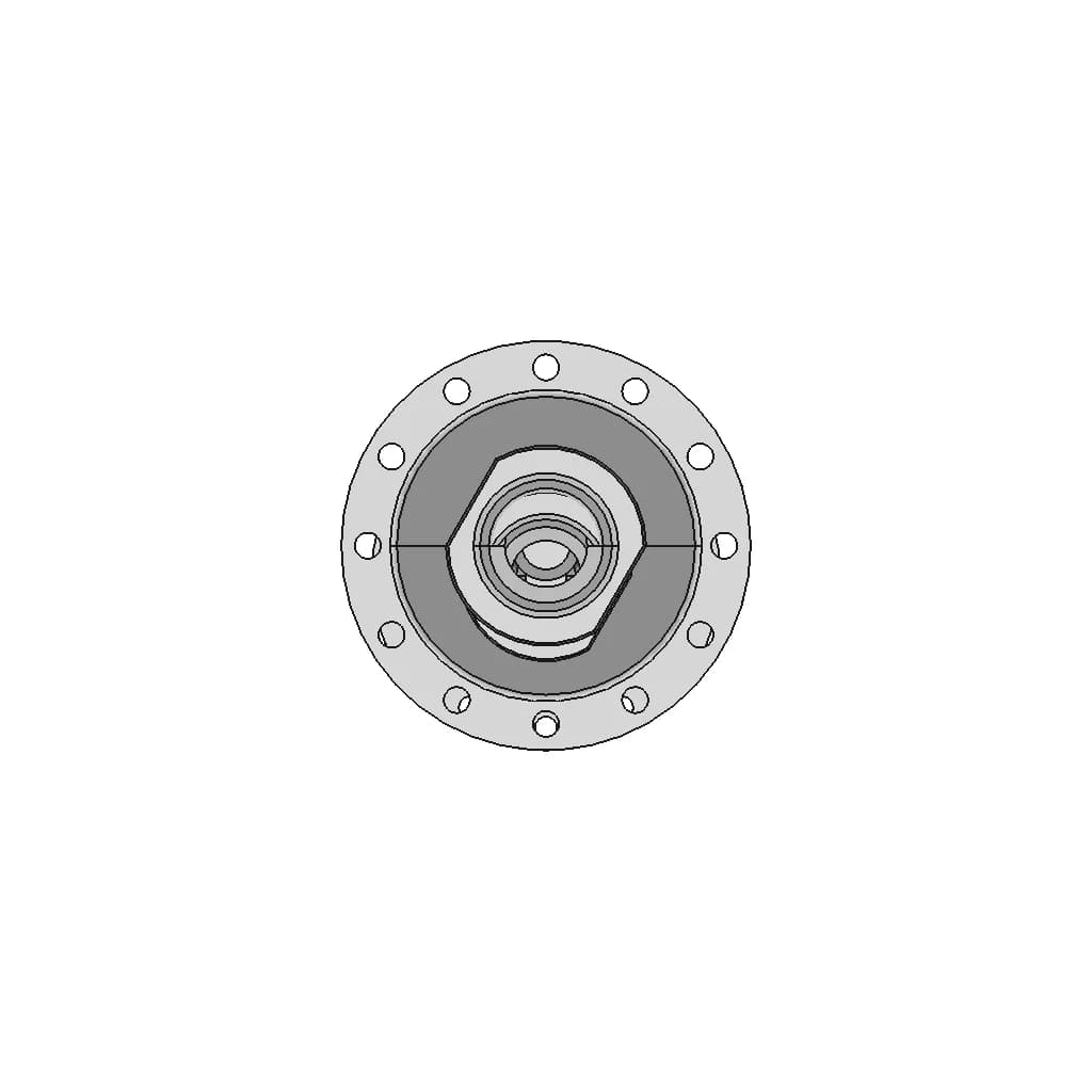 Cryoloc - Low Leakage Cryogenic Quick Disconnect Design Concept - Standard Mechanical Component_0_90_degree_snapshot