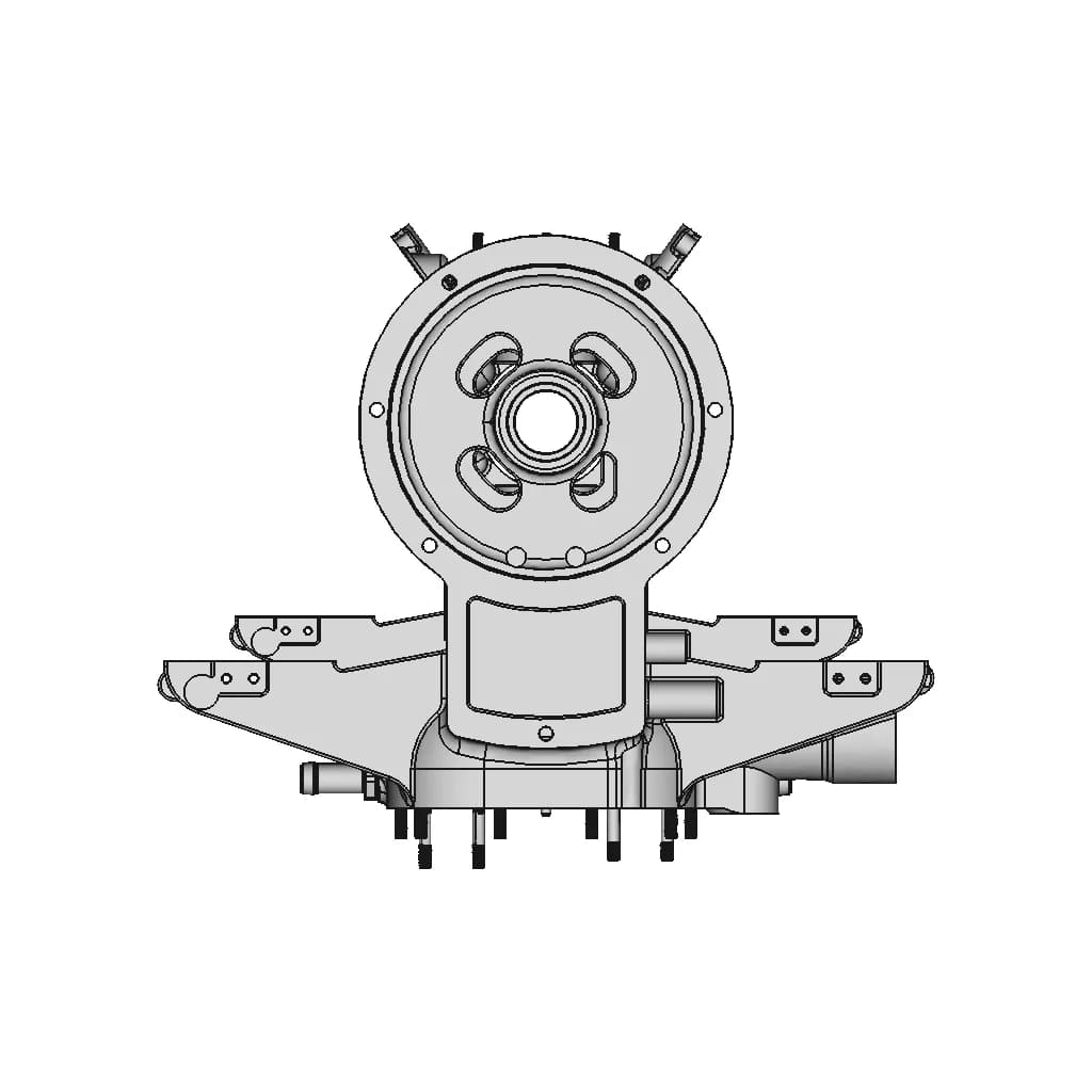 Wright P-1 Cyclone Engine - Downloadable CAD Representation_0_0_degree_snapshot