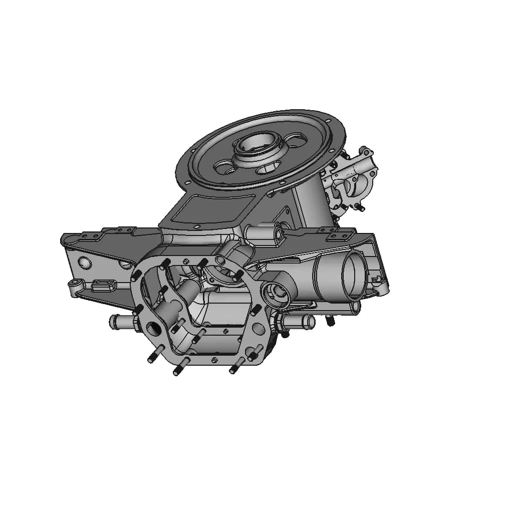 Wright P-1 Cyclone Engine - Downloadable CAD Representation_60_30_degree_snapshot
