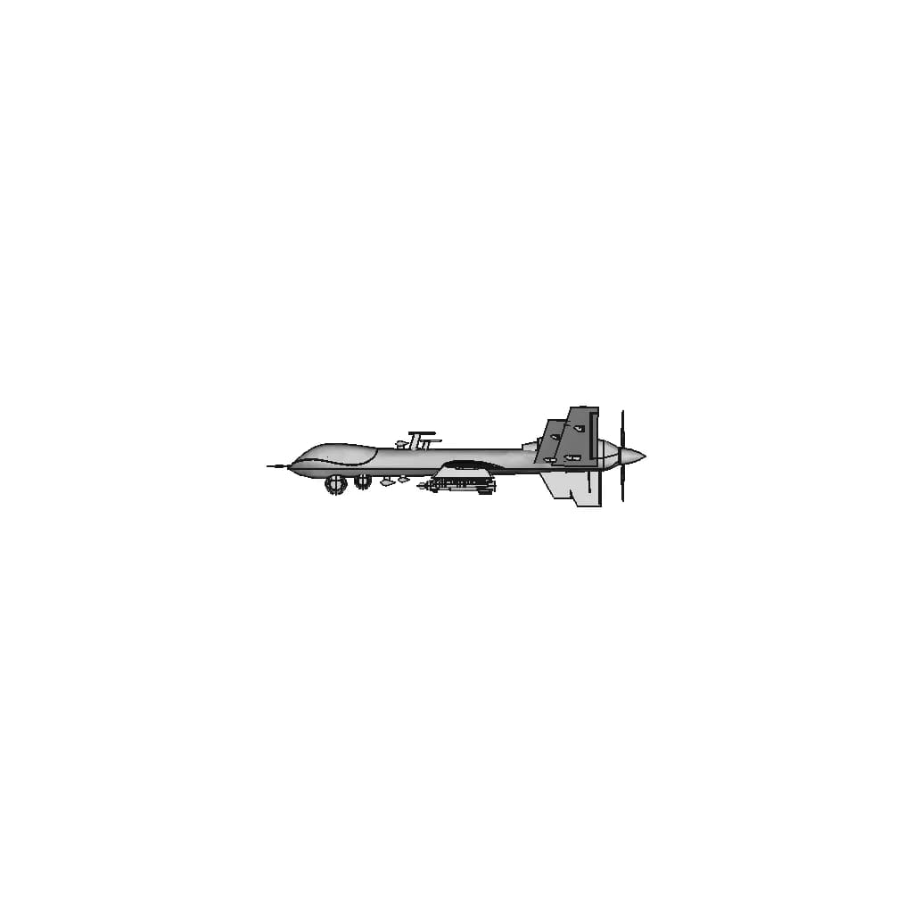 Mq-9 Reaper Uav 3D Model | 3D Engineering Design File_0_0_degree_snapshot