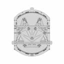 Mounting For Big Mirror With Unloading Function | 3D Engineering Design File_90_0_degree_snapshot