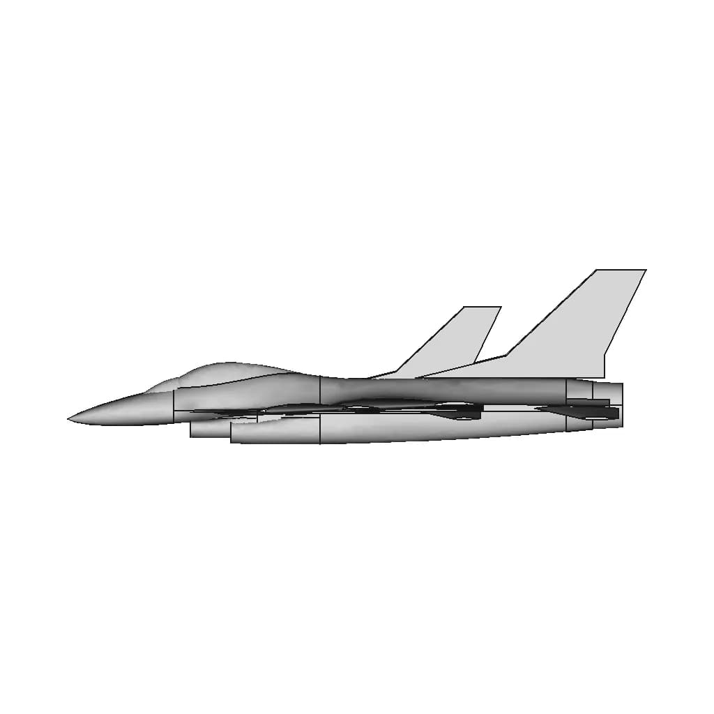 F 16 - Downloadable CAD Representation_0_90_degree_snapshot