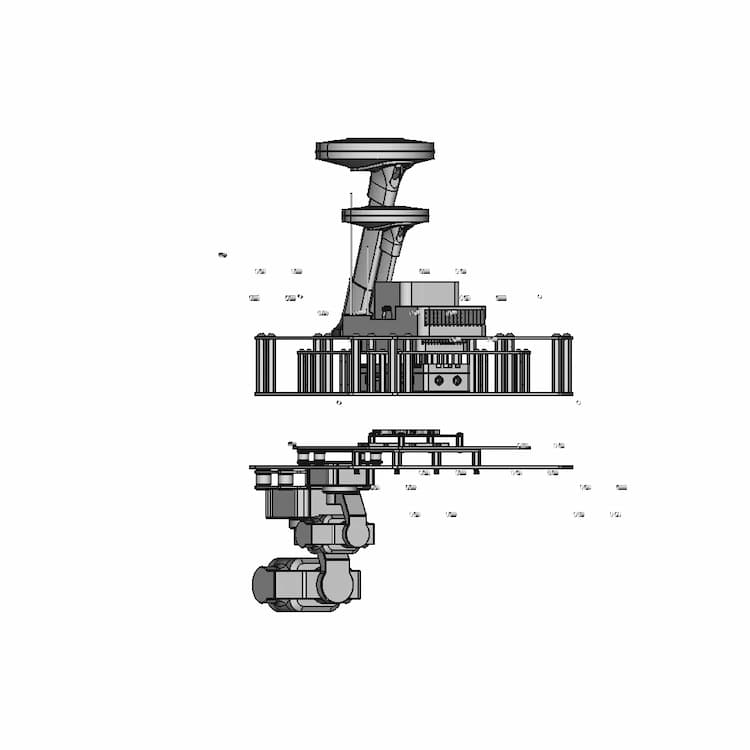 Hexsoon Edu 450 Custom Modification Assembly - Downloadable CAD Representation