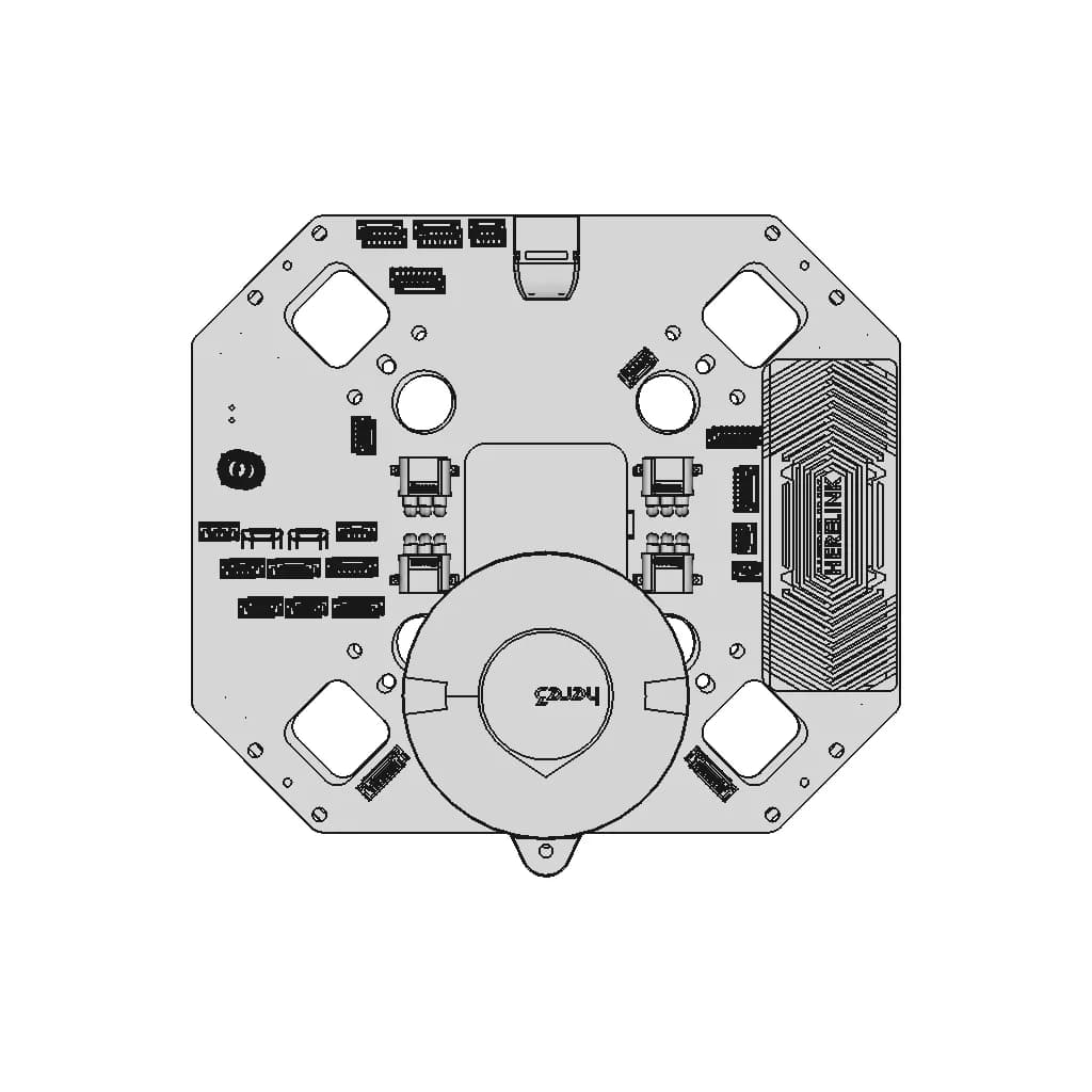 Hexsoon Edu 450 Carrier Board Assembly | 3D Engineering Design File_270_0_degree_snapshot