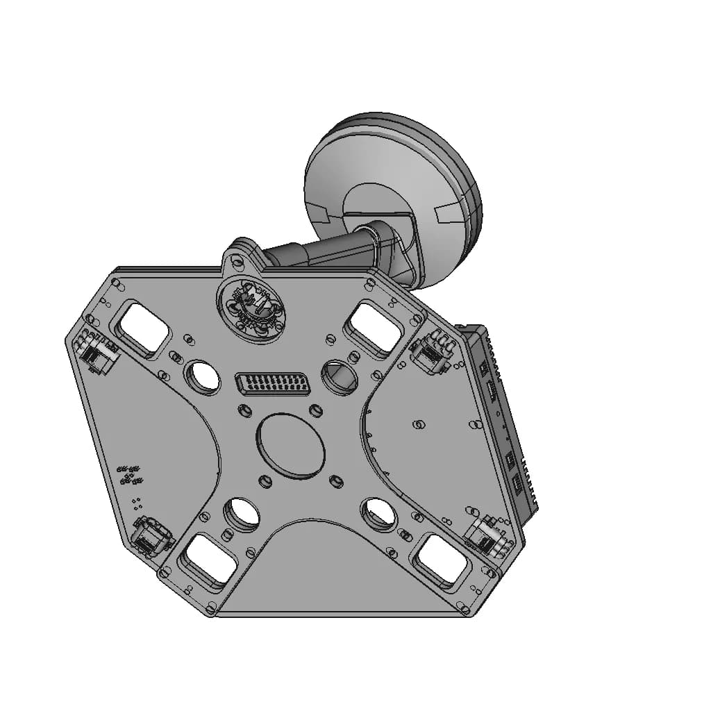 Hexsoon Edu 450 Carrier Board Assembly | 3D Engineering Design File_60_30_degree_snapshot