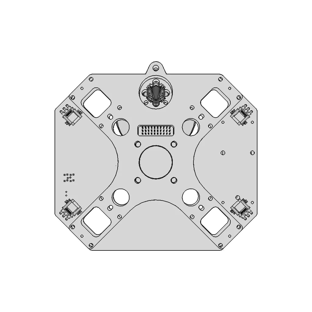 Hexsoon Edu 450 Carrier Board Assembly | 3D Engineering Design File_90_0_degree_snapshot