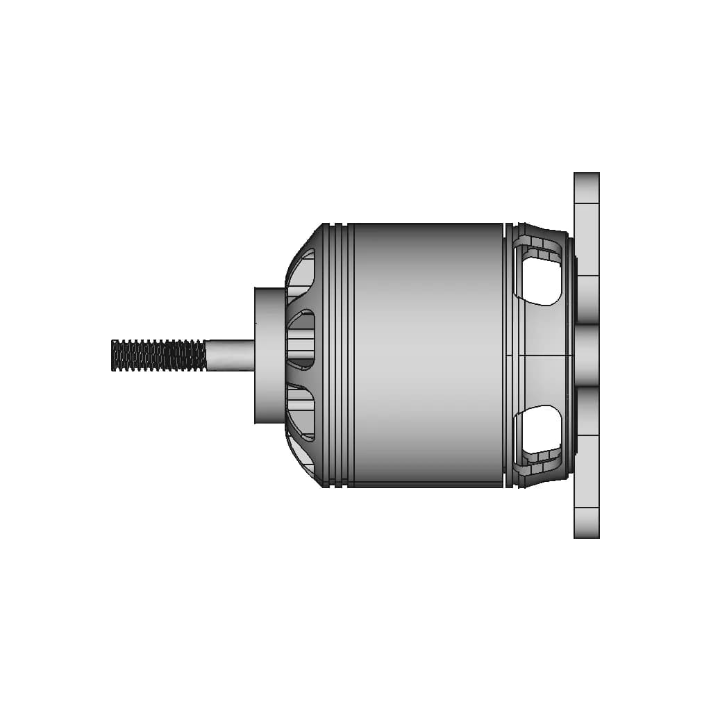 Ry_X10_Motor_600Kv_6S - Standard Mechanical Component_0_90_degree_snapshot