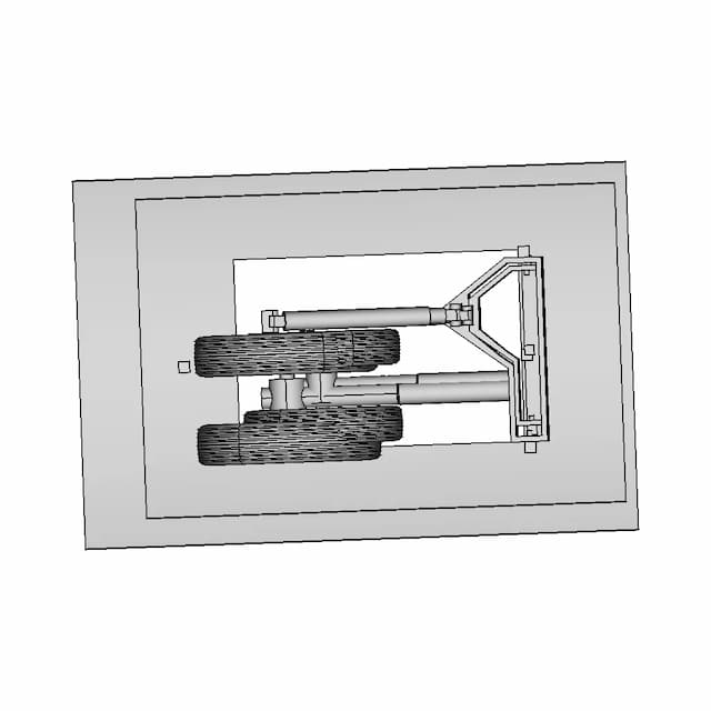 Landing Wheel - Downloadable CAD Representation