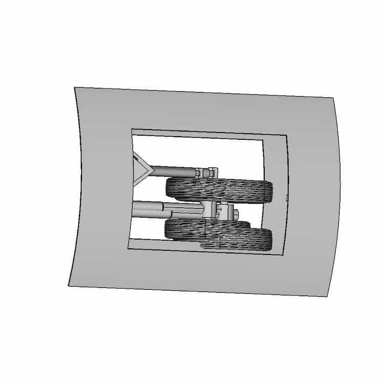 Landing Wheel - Downloadable CAD Representation