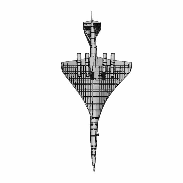 Boeing 2707 Solid Assembly Model (Interpreted) | 3D Engineering Design File